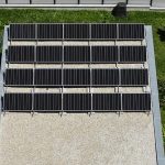 Napelemes rendszer lapostetőn